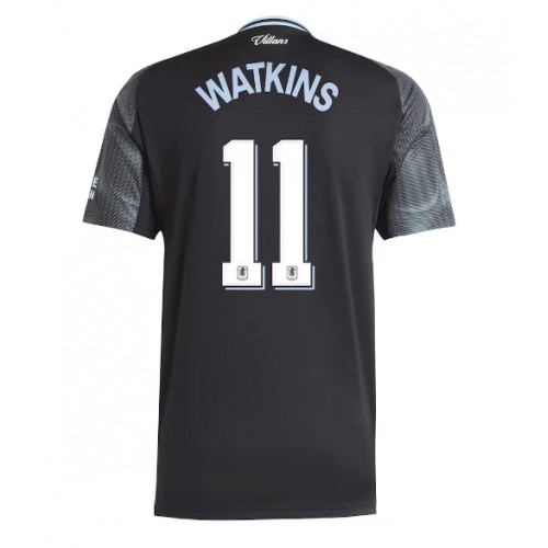 Stroje piłkarskie Aston Villa Ollie Watkins #11 Koszulka Wyjazdowej 2025-26 Krótki Rękaw